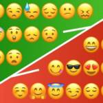 emojis négatifs et positifs