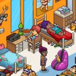 Capture d'écran du jeu Habbo