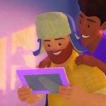 un couple d'hommes dans film d'animation