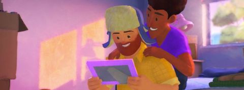 un couple d'hommes dans film d'animation