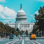 Prise de vue de la ville de Washington avec le Capitol