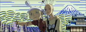 deux personnages de manga