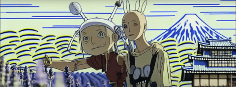 deux personnages de manga