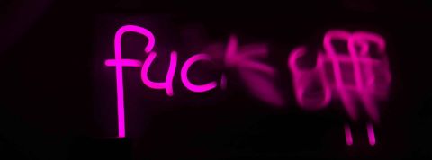 Graffiti ; Fuck off