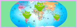 Une mappemonde