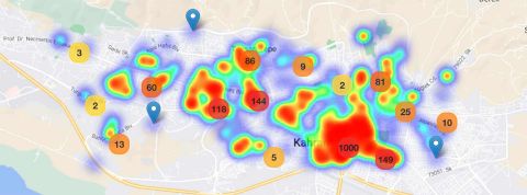 Une carte interactive pour localiser les victimes