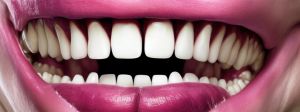 Une bouche étrange générée par IA