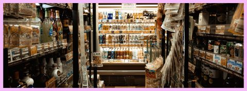 Un supermarché vintage