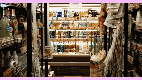 Un supermarché vintage