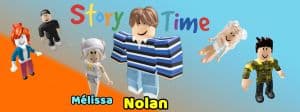 Story time Roblox avec de nombreux personnages Roblox
