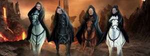 Zucky, Thiel, Andreessen et Musk en chevaliers de l'apocalypse