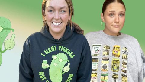 Le t-shirt et le sweat cornichons de Bad addiction boutique sur TikTok
