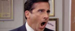 le personnage de Micheal Scott dans la série The Office