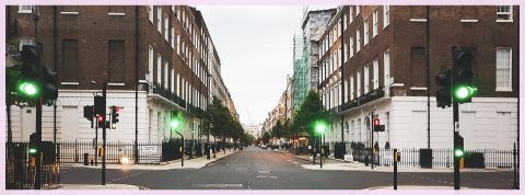 Une grande ville américaine désertée
