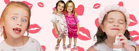 Deux influenceuses TikTok de 7 ans