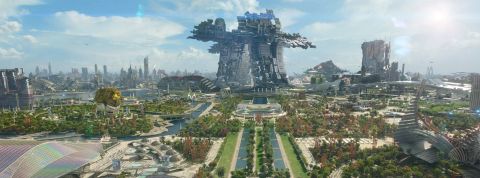 Ville du futur dans  - Les Gardiens de la Galaxie - 