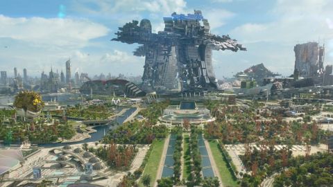 Ville du futur dans  - Les Gardiens de la Galaxie - 