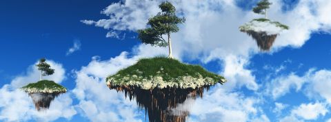 Des arbres flottants