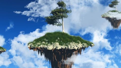 Des arbres flottants