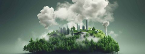 Planète polluée