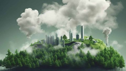 Planète polluée