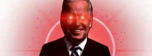 Biden avec les yeux rouges
