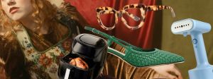 Une femme avec un corset tapisserie et des accessoires 2024