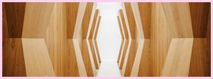 Un couloir en bois