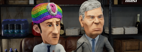 deux marionette 3D moches