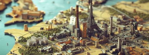 Carte France avec des usines
