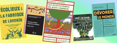 Couvertures de 5 livres sur l'écologie