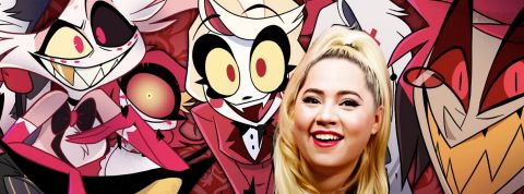 VivziePop et une image d'animé de sa création