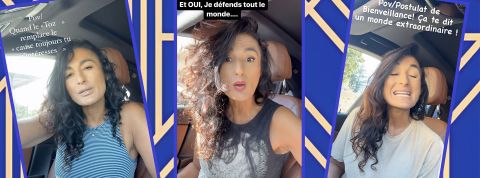 des vidéos extraites du compte de l'avocate