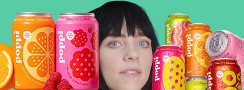 Billie Eilish et les sodas Poppi