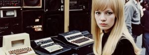 Une œuvre de Chatonsky reprenant Sylvie Vartan et l'esthétiques 60's