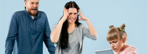 Des parents excédés par leur petite fille