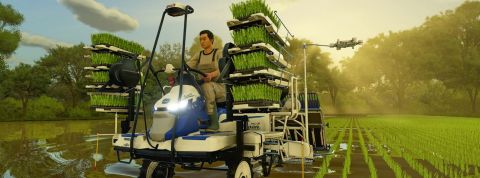 Une capture du jeu farming simulator