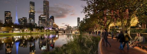 une vue de la ville de Melbourne