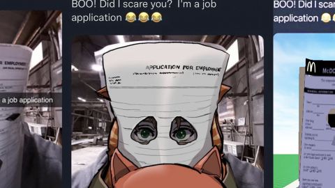 le formulaire d'application de job monstrueux