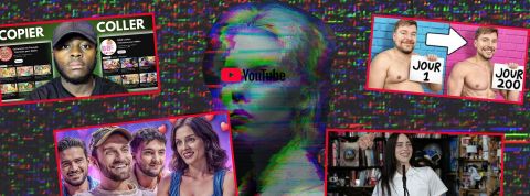 Captures des ivignetets Youtube et fond tv effect