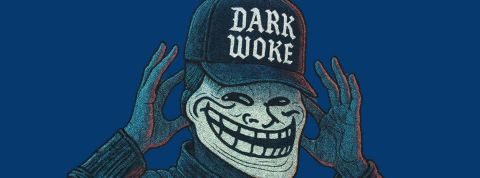 un troll avec un casquette  - dark woke - 