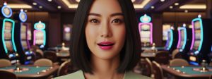 une vendeuse chinoise synthétique