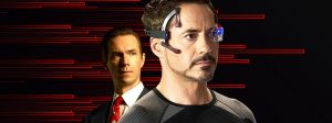 Iron man et Jarvis dans son dos